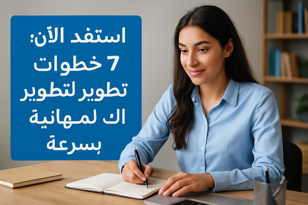 استفيد الآن: 7 خطوات لتطوير مهاراتك المهنية بسرعة